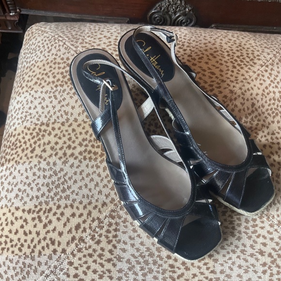 Cole Haan women shoes 11 black slingback wedge - 5 Day SALE! - Picture 6 of 6